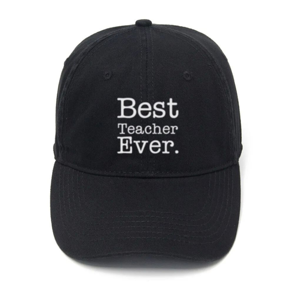 Teaching Triumph: 'Best Teach Ever' Velcro Back Hat